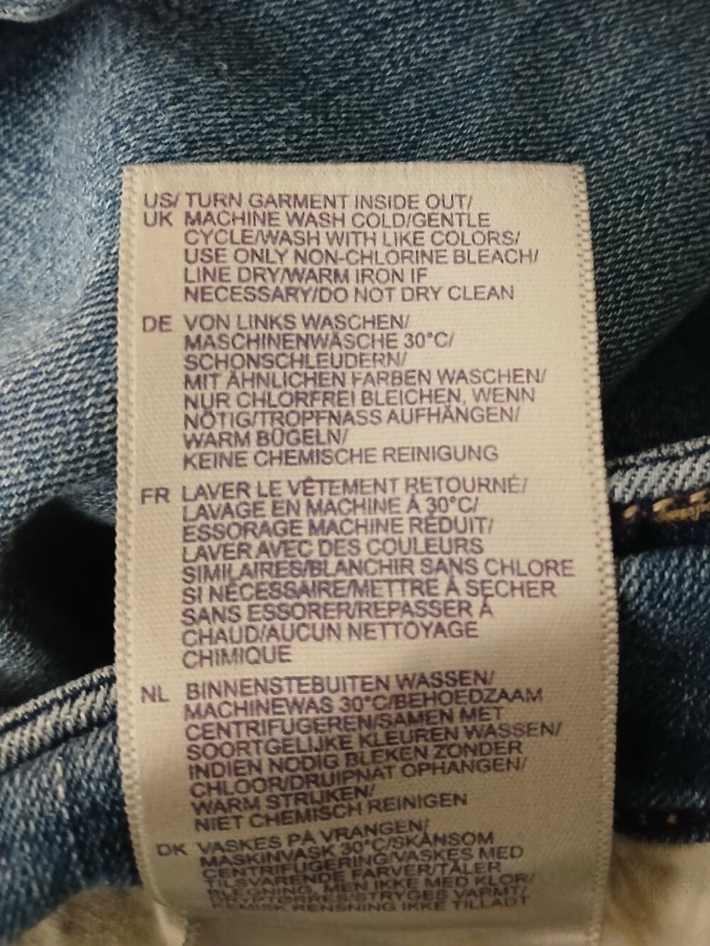 NYDJ Jeans 8 Marilyn Straight Mid Rise Blue Denim Stretch - Picture 9 of 9